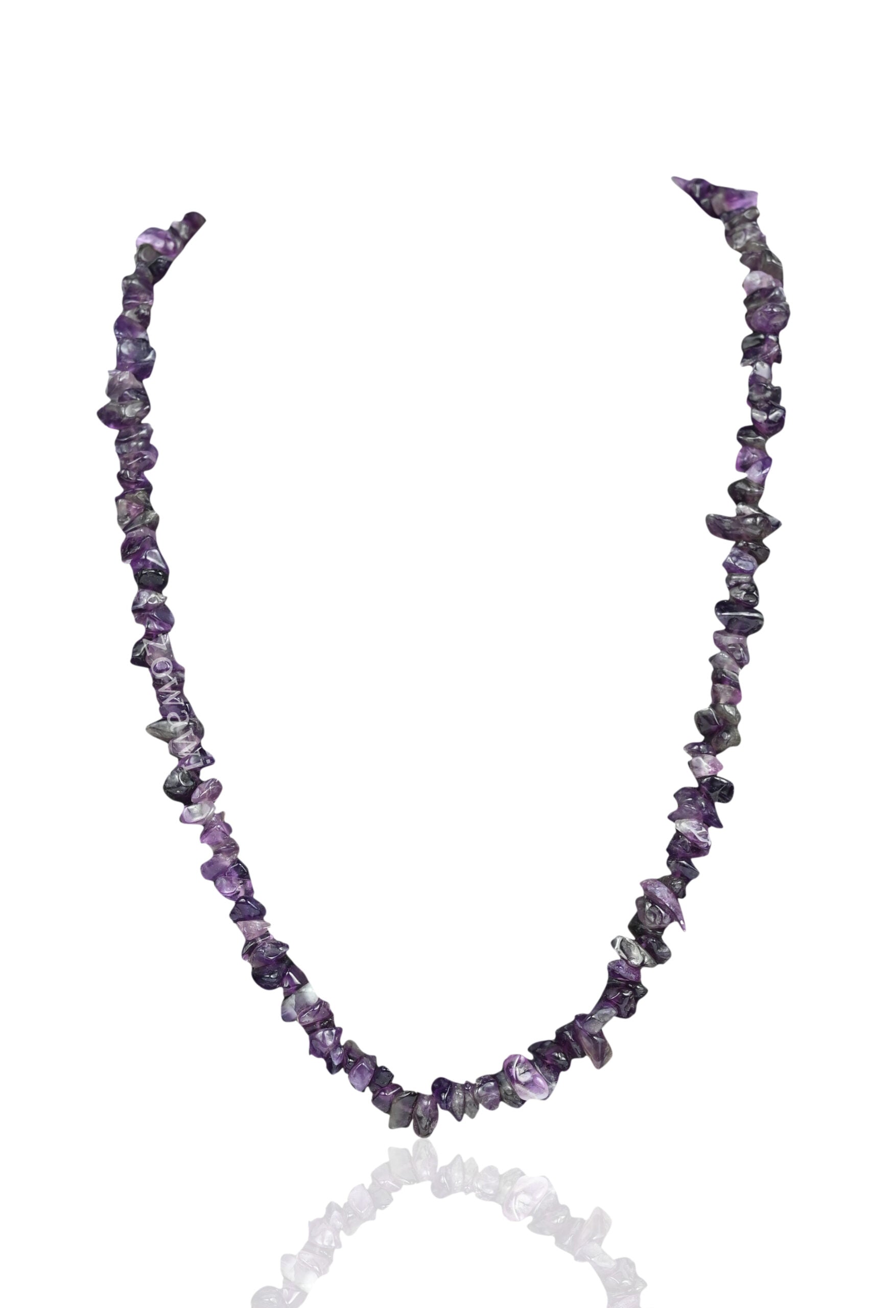 Premium Amethyst Chips Necklace For Daily Wear