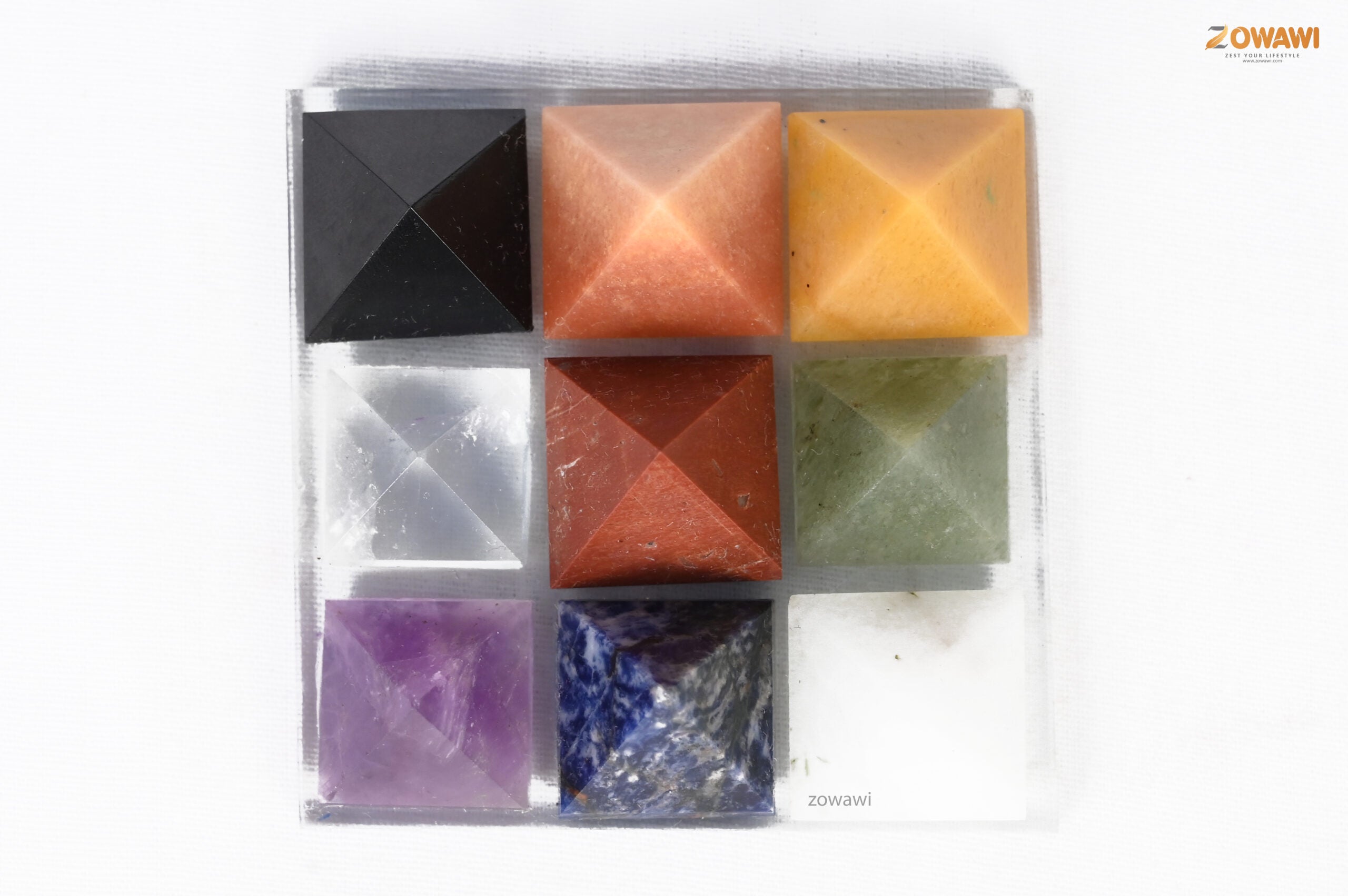 Energized 9 Pyramid Plates For Home And Office Vaastu