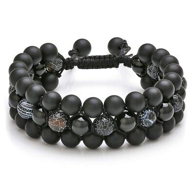 Black Obsidian Dragon vein Combination Bracelet