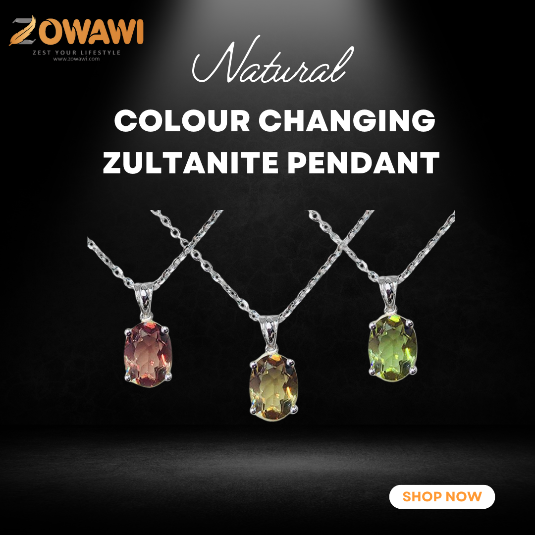 Natural Colour Changing Zultanite Pendant