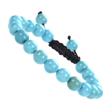 Natural IRani (Firoza) Turquoise Unisex Adjustable Bracelet