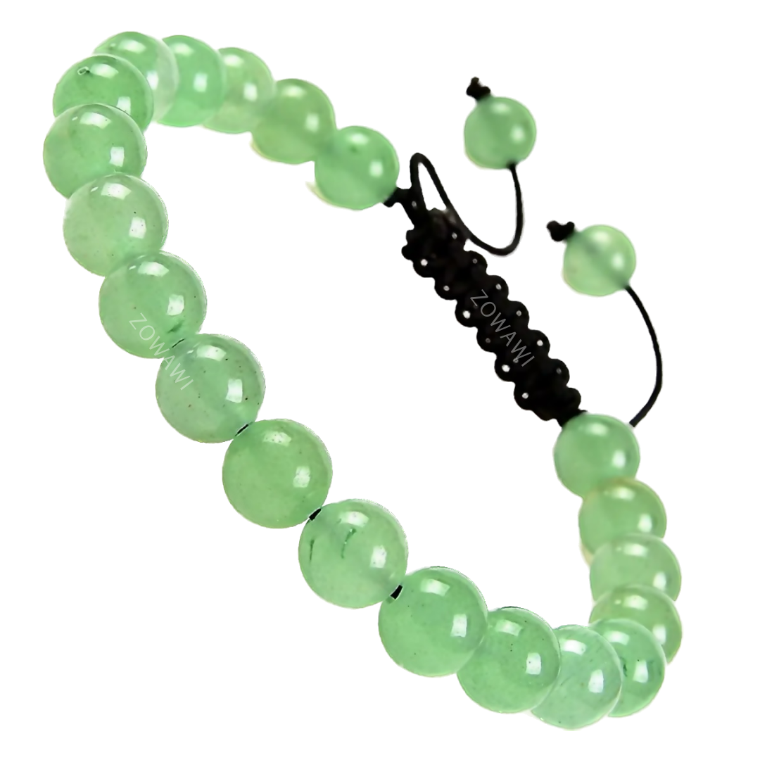 Natural Green Aventurine Unisex Bracelet