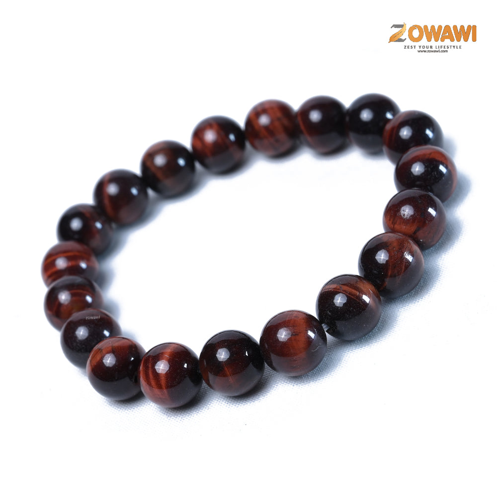 Premium Red Tiger Eye 10mm Bracelet