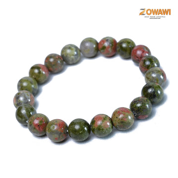 Premium Unakite 10mm Bracelet