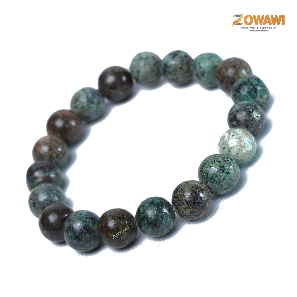 Premium African Turquoise 10mm Bracelet