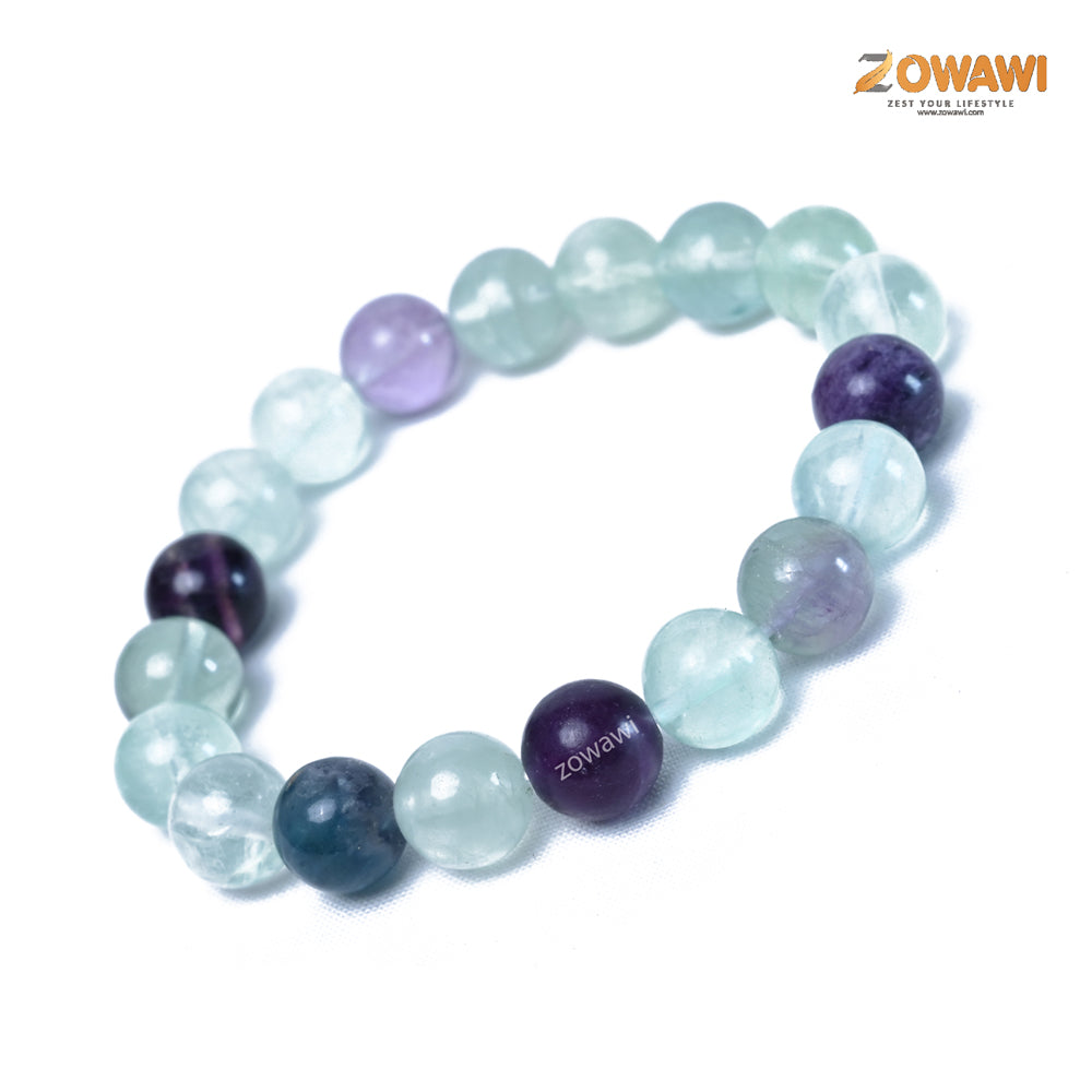 Premium Multi Fluorite 10mm Bracelet