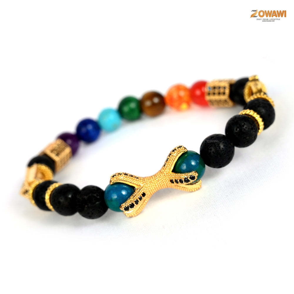 Premium 7 Chakra Vajra Bracelet