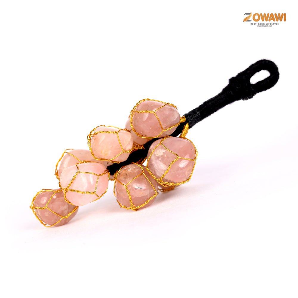Energized Rose Quartz Door Hanger For Home And Office Vaastu