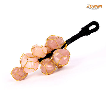 Energized Rose Quartz Door Hanger For Home And Office Vaastu