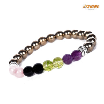 Premium Crystal Combination Bracelet For Skin Rediance