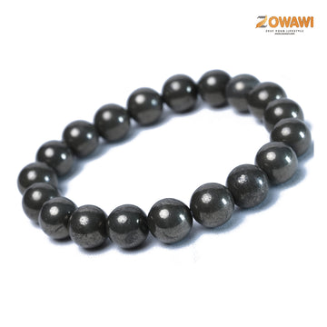 Premium Natural Pyrite 10mm Beads Size