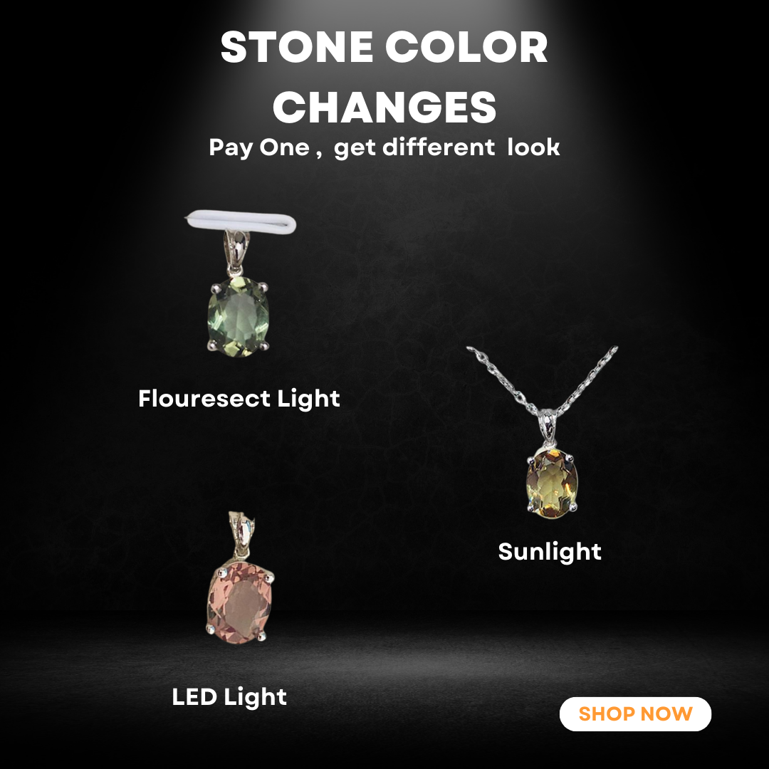 Natural Colour Changing Zultanite Pendant