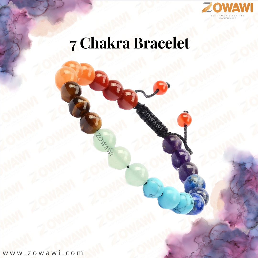 7 Chakra Unisex Adjustable Bracelet