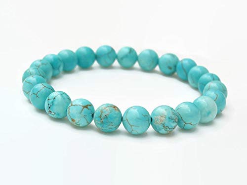 Natural Turquoise Premium Quality Unisex Bracelet ( Firoza Bracelet )