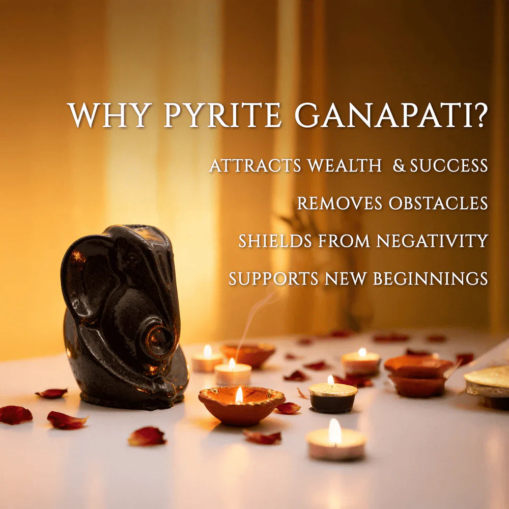 Siddh Energized Money Bowl With Pyrite Ganesha