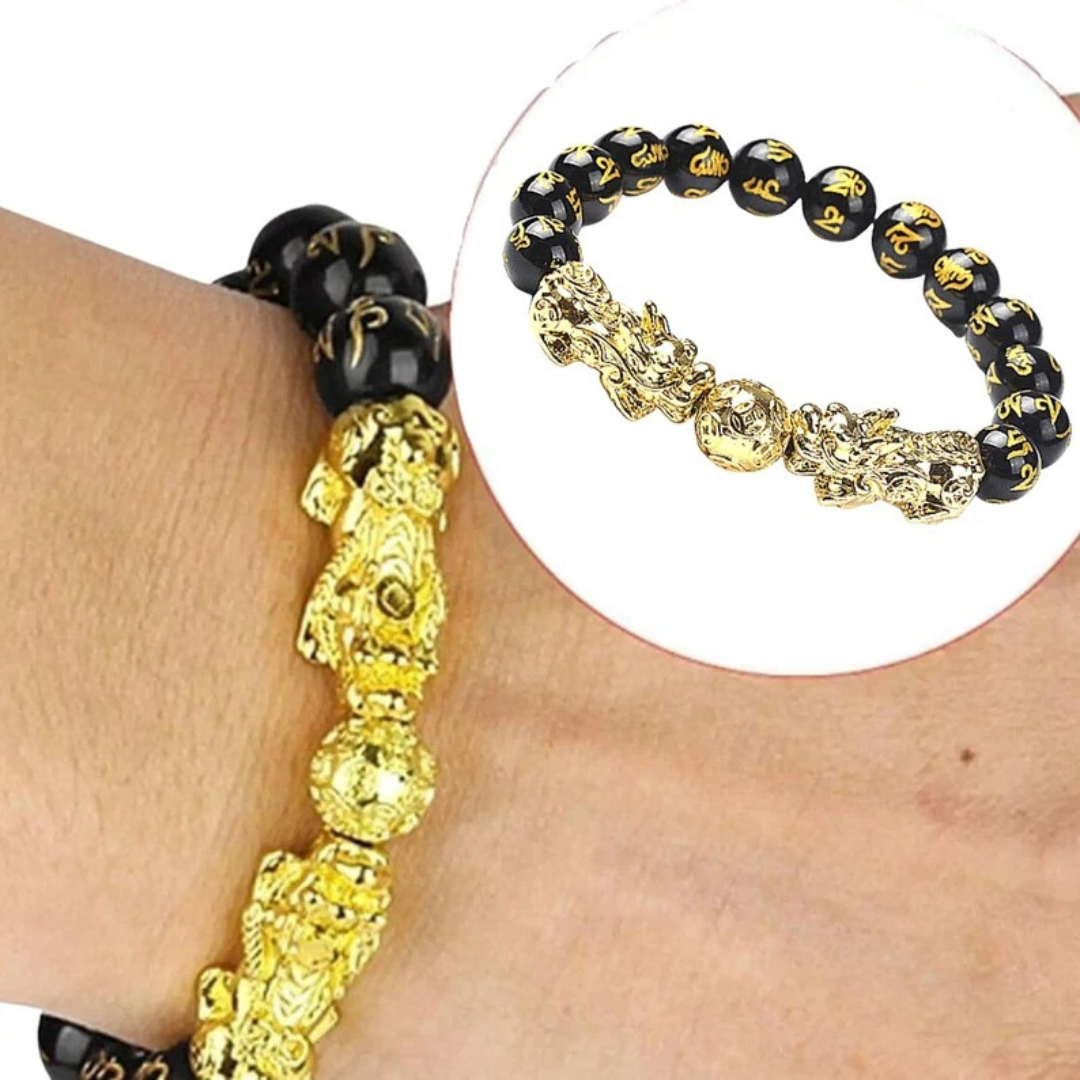 Golden Pi Xiu/Pi Yao Lucky Wealthy Amulet Brecelet