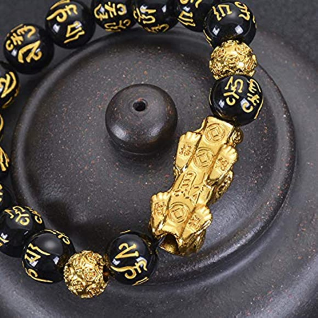 Golden Pi Xiu/Pi Yao Lucky Wealthy Amulet Brecelet