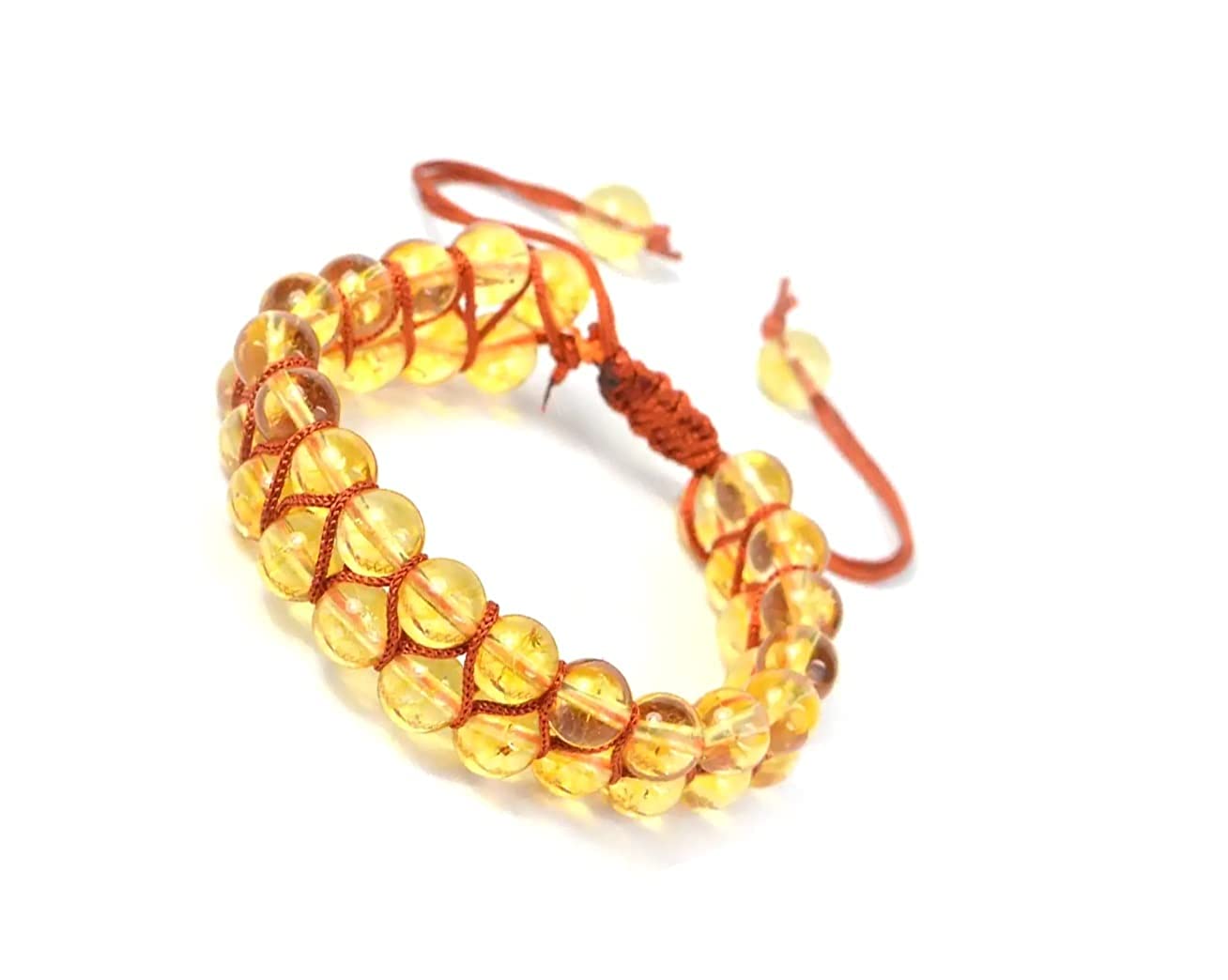 Natural Citrine Premium Quality Bracelet 8mm Beads Size