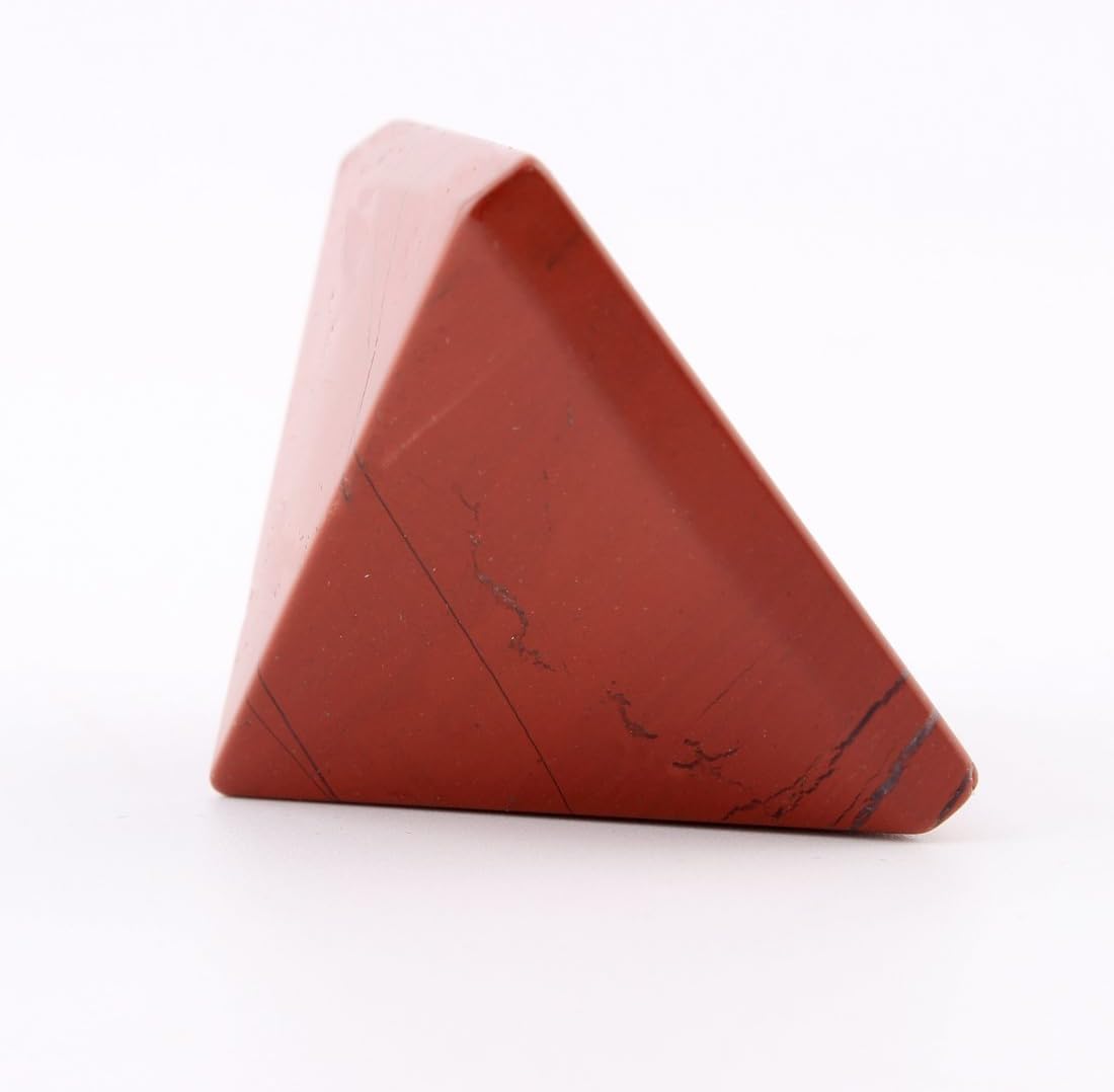 Energized Natural Red Jasper Pyramid 40mm to 45mm size approx weight 80 grams