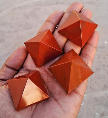 Energized Natural Red Jasper Pyramid 40mm to 45mm size approx weight 80 grams