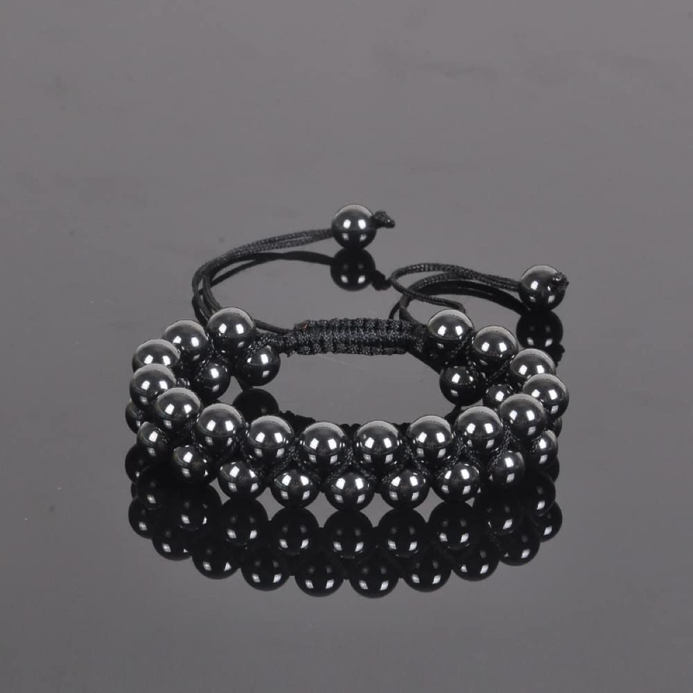 Natural Premium Quality Hematite Adjustable Bracelet