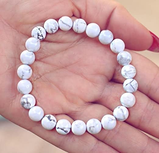Natural Howlite Premium Quality Bracelet
