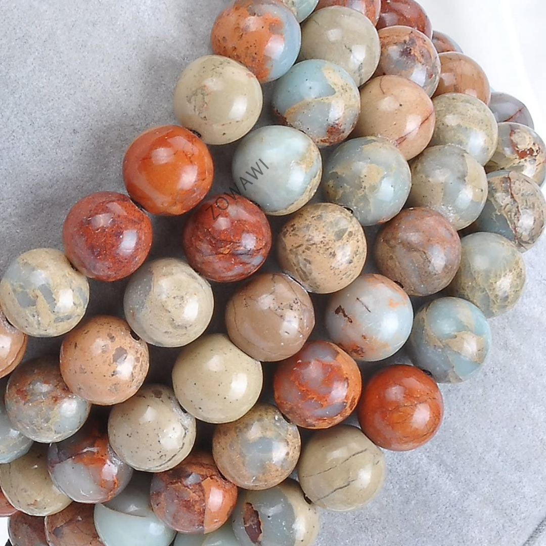 Natural Imperian Jasper Unisex Bracelet