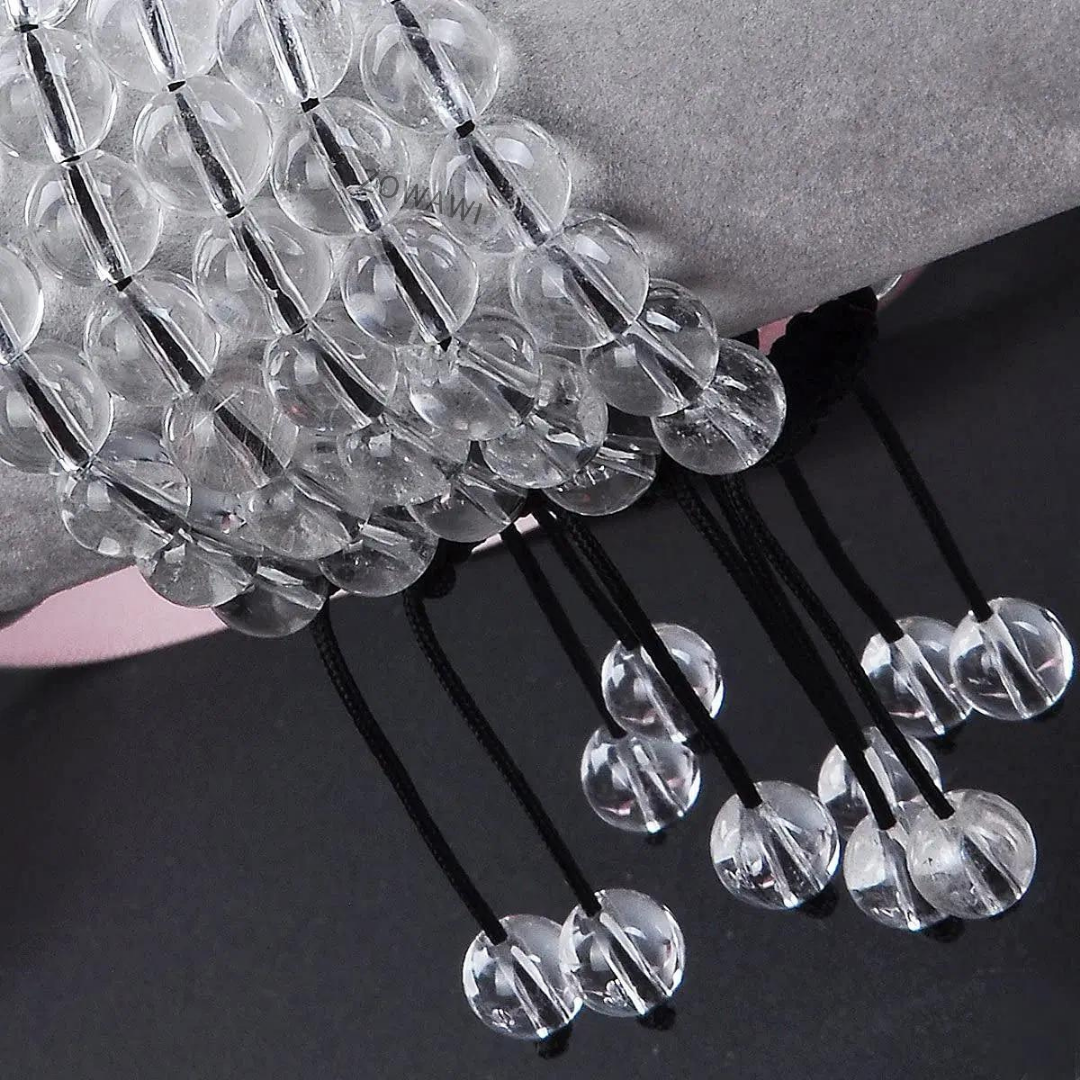 Natural Clear Quartz (crystal , Sphatic) Unisex Bracelet