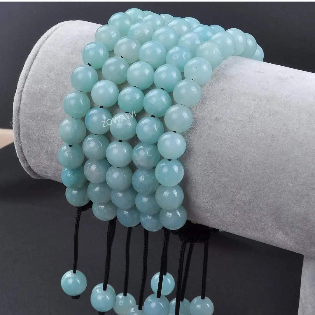 Natural Amanzonite Unisex Bracelet