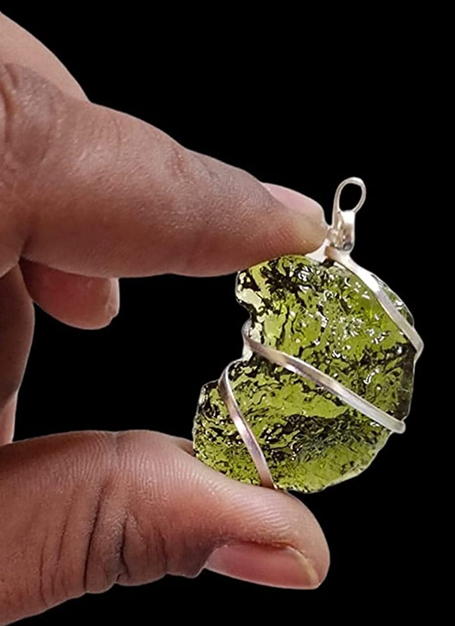 Natural Moldavite Pendant 70ct Weight
