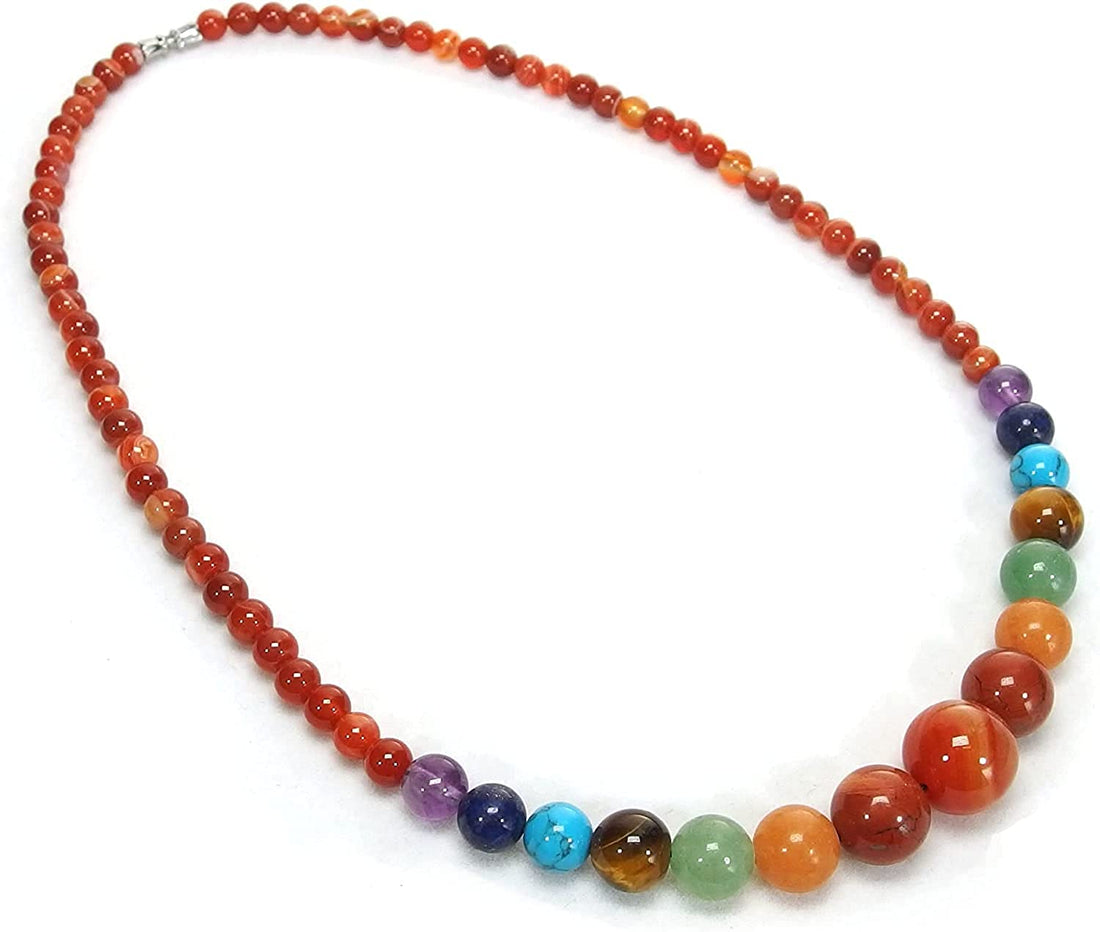 7 Chakra Stones beads Necklace