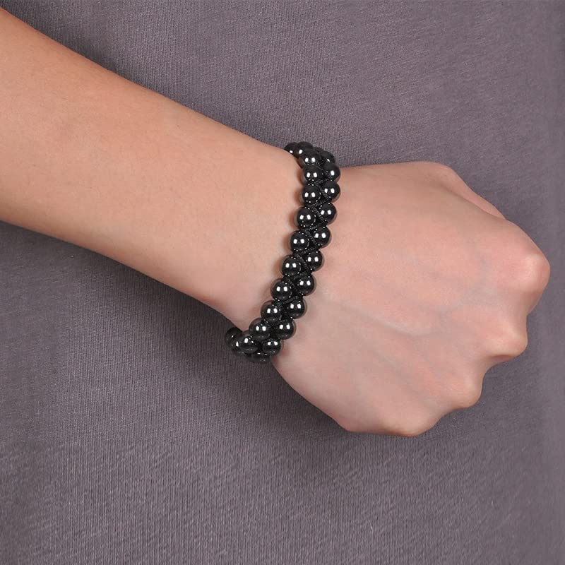 Natural Premium Quality Hematite Adjustable Bracelet