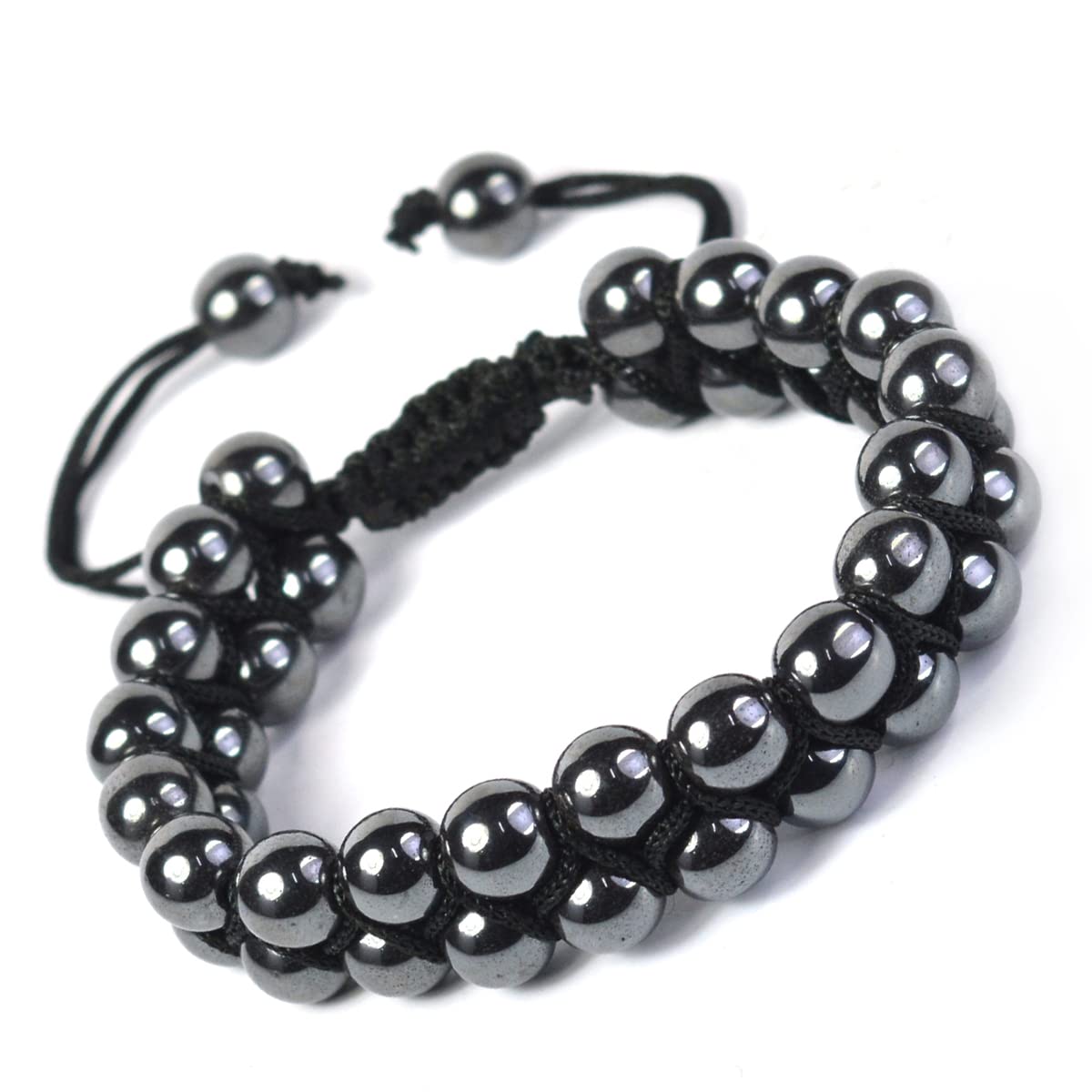 Natural Premium Quality Hematite Adjustable Bracelet