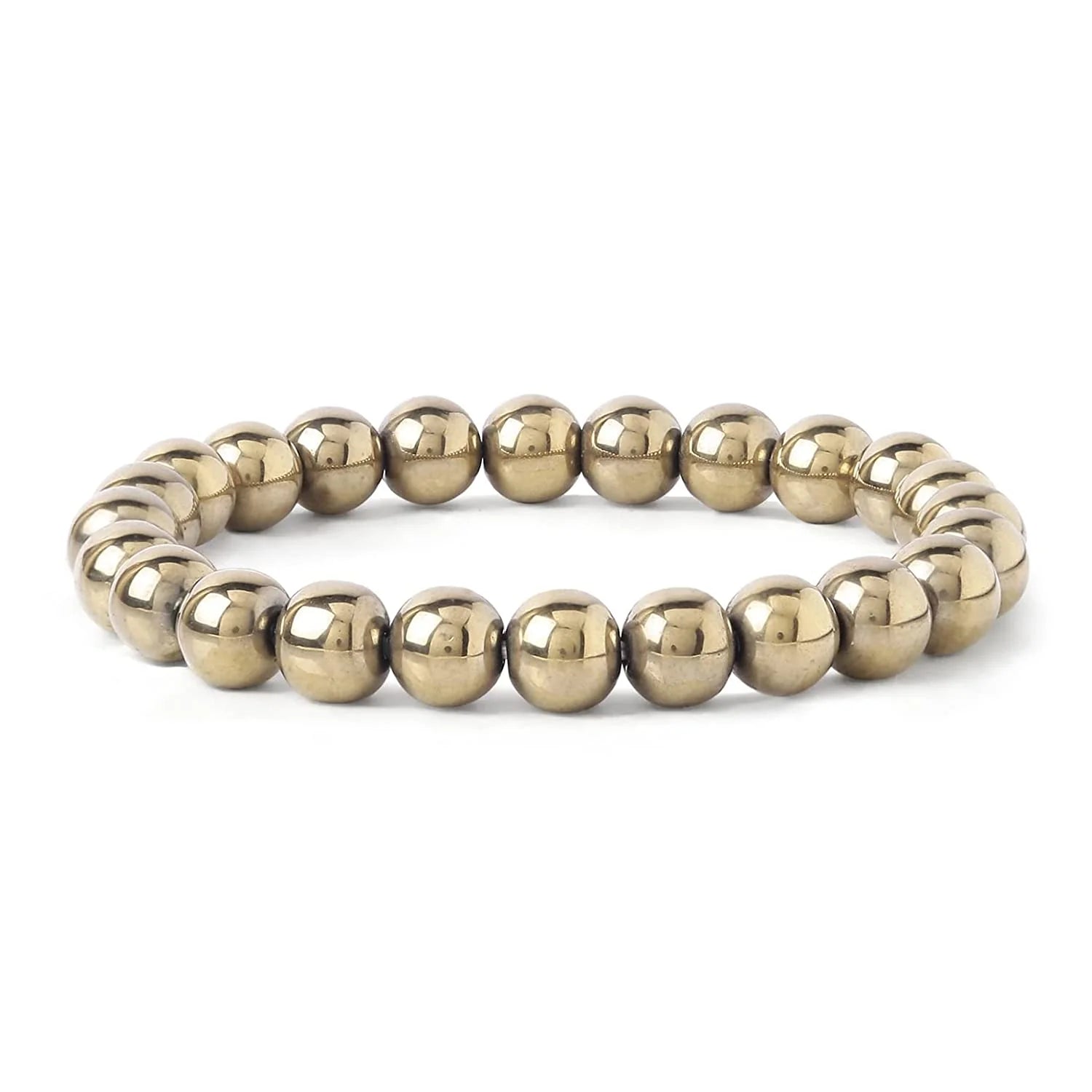 Money Magnet Golden Hematite Unisex Bracelet