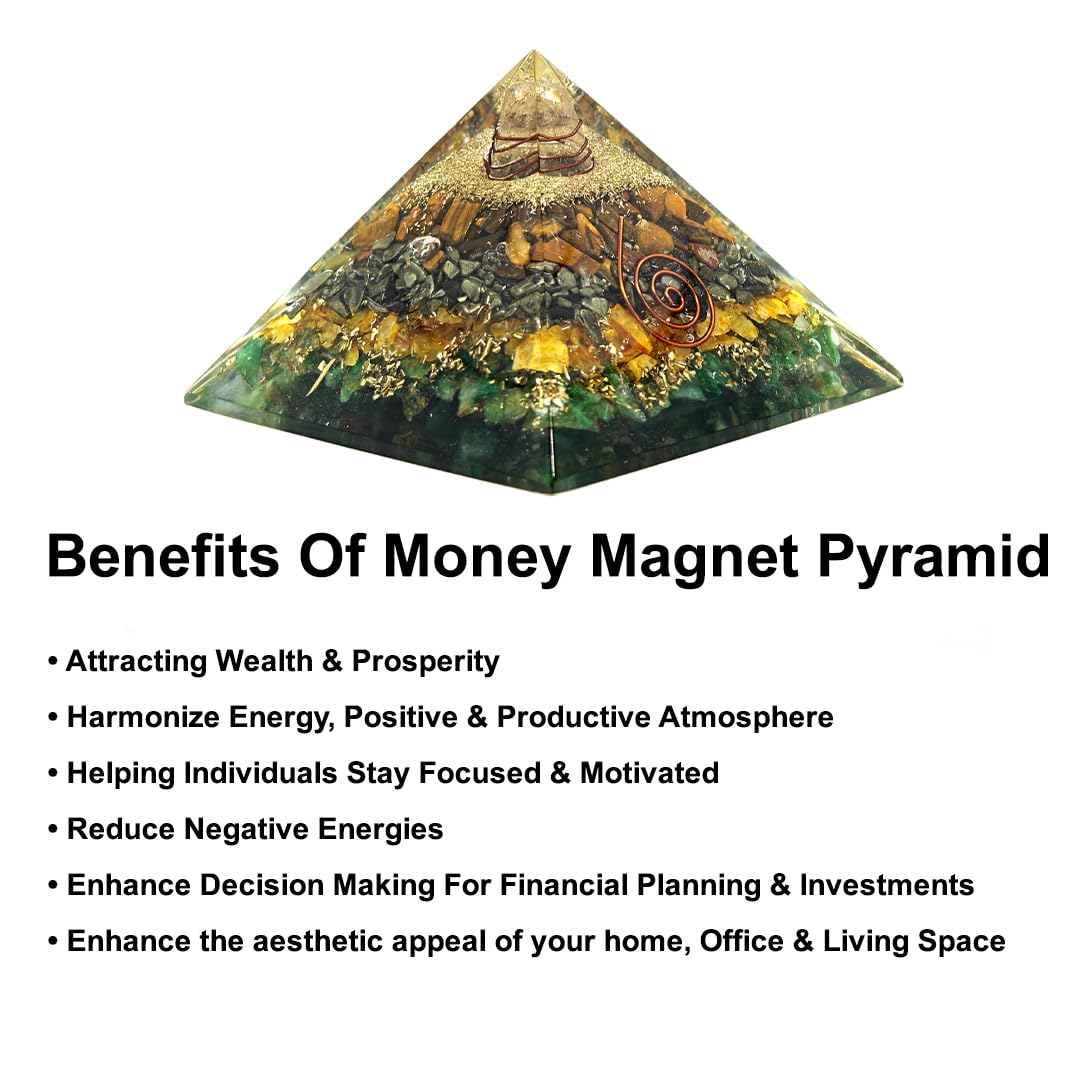 Money Magnet Orgone Pyramid For Money Attraction And Wealth Creation