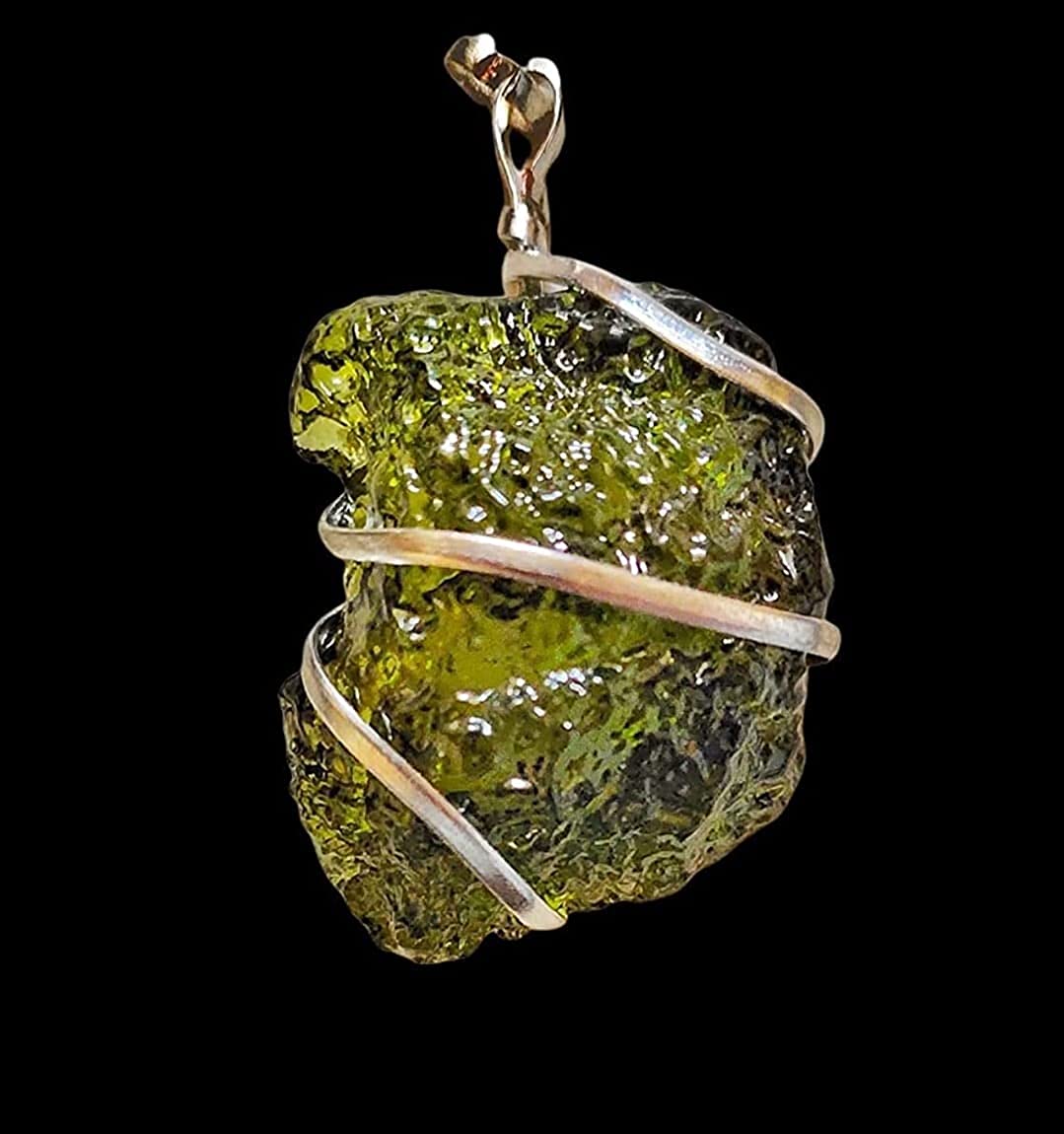Natural Moldavite Pendant 70ct Weight