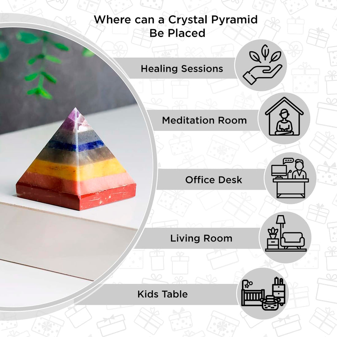 Energized 7 Chakra Pyramid