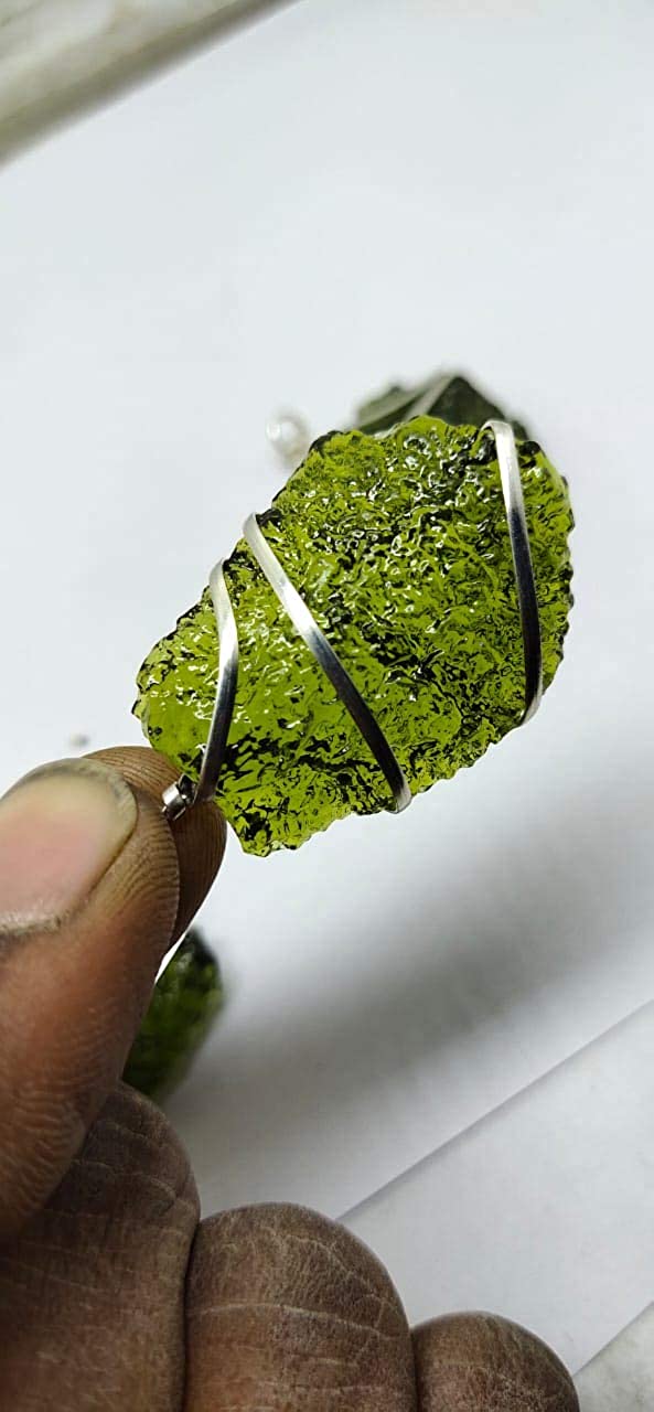 Natural Moldavite Pendant 70ct Weight