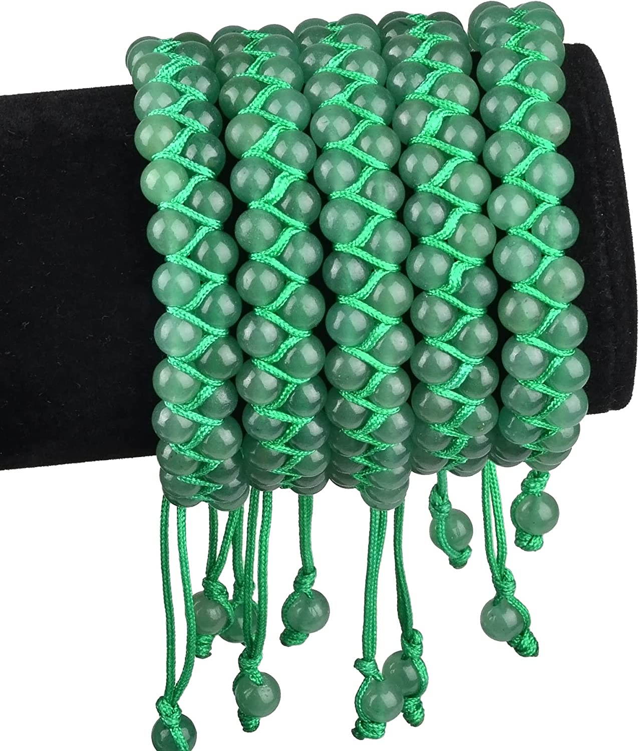 Natural Green Aventurine Premium Quality Bracelet 6mm Beads Size