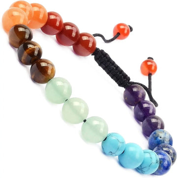7 Chakra Unisex Adjustable Bracelet
