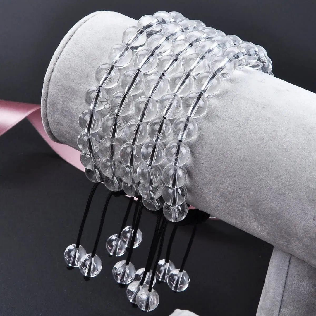 Natural Clear Quartz (crystal , Sphatic) Unisex Bracelet