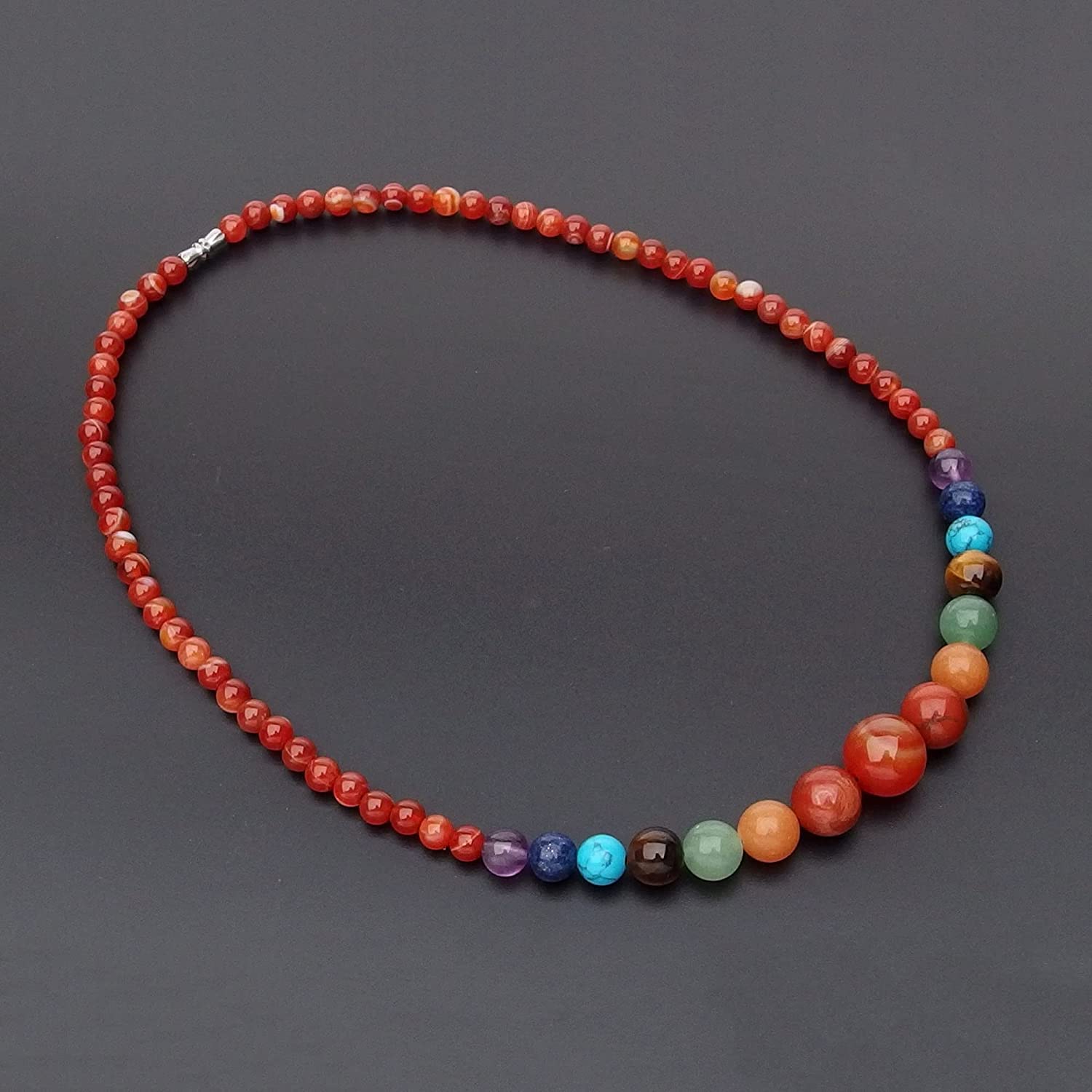 7 Chakra Stones beads Necklace