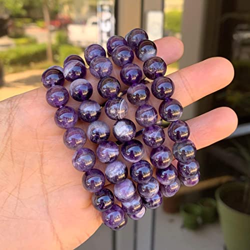 Natural Amethyst Premium Quality 10mm Beads Size Bracelet