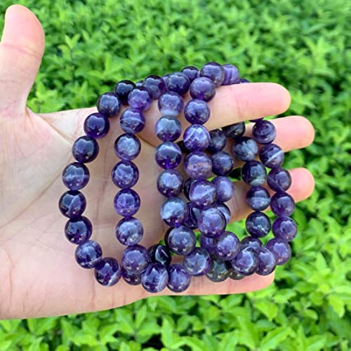 Natural Amethyst Premium Quality 10mm Beads Size Bracelet
