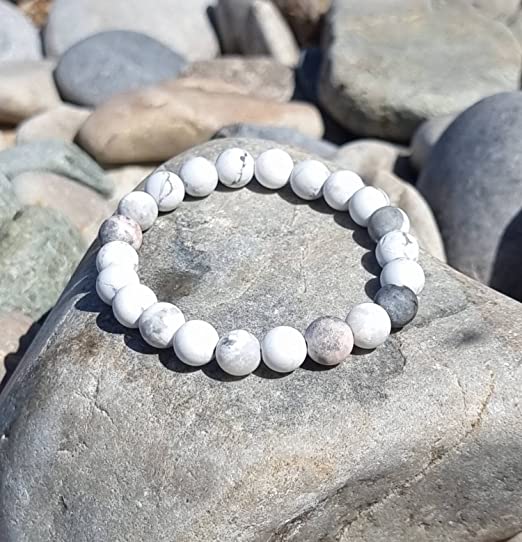 Natural Howlite Premium Quality Bracelet