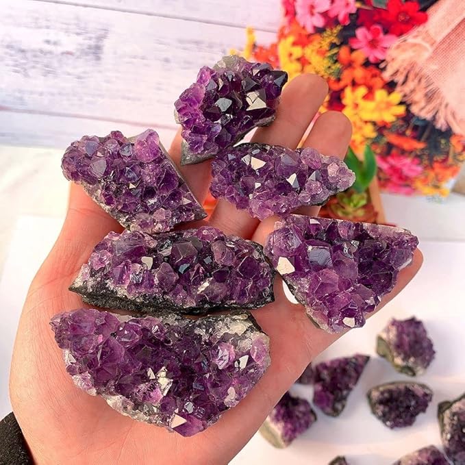 Amethyst Flat Cluster From Brazil AAA Quality