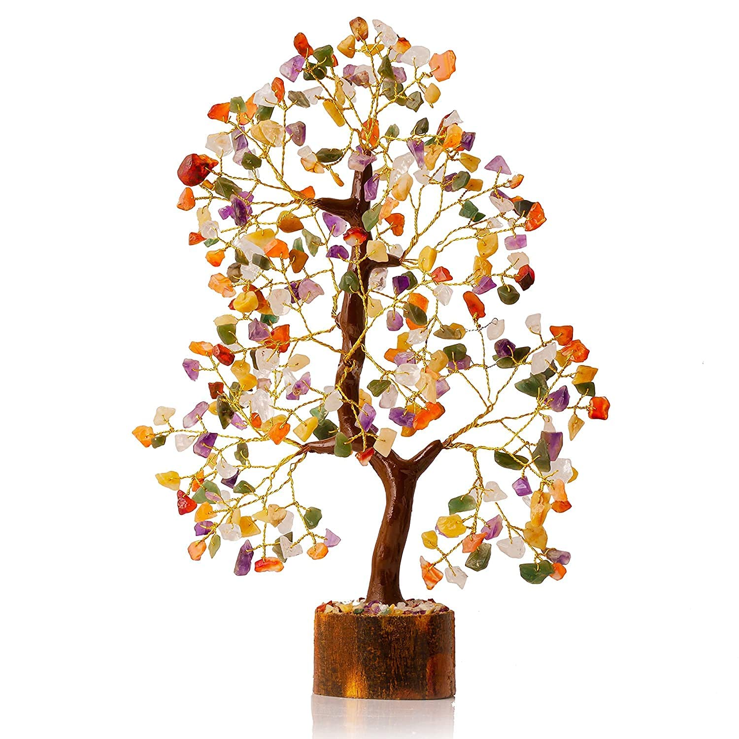 Mix Seven Chakra Crystal Tree for Good Luck 300 Beads