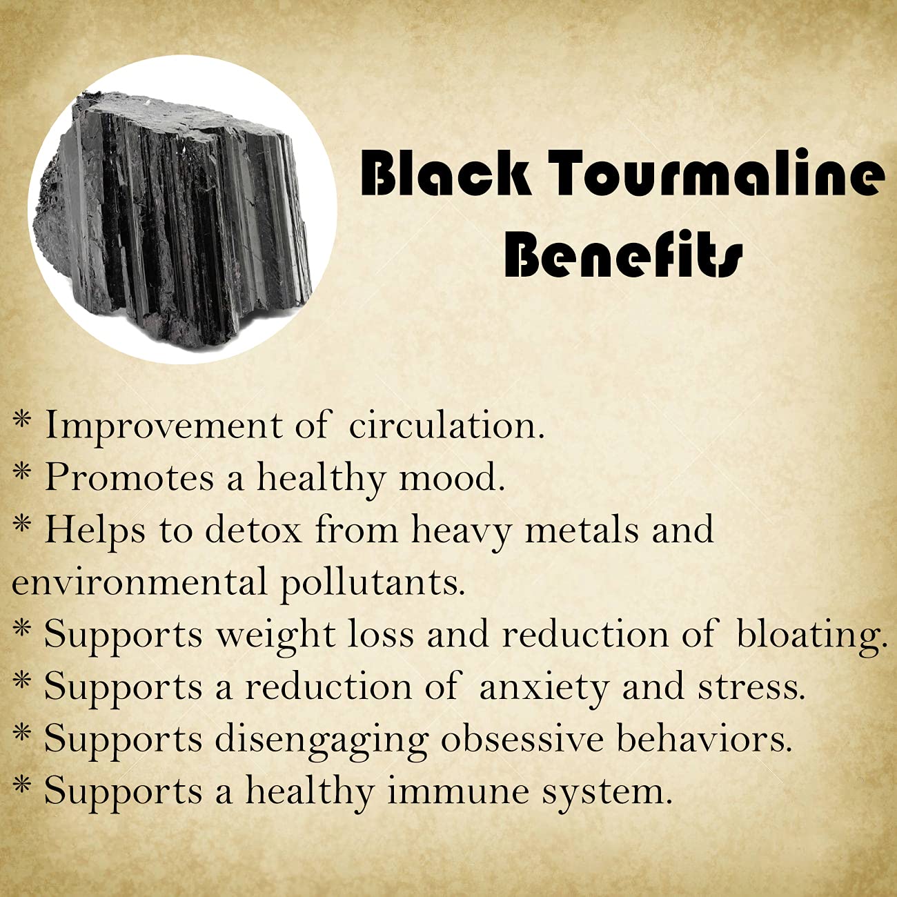 Black Tourmaline Pendant