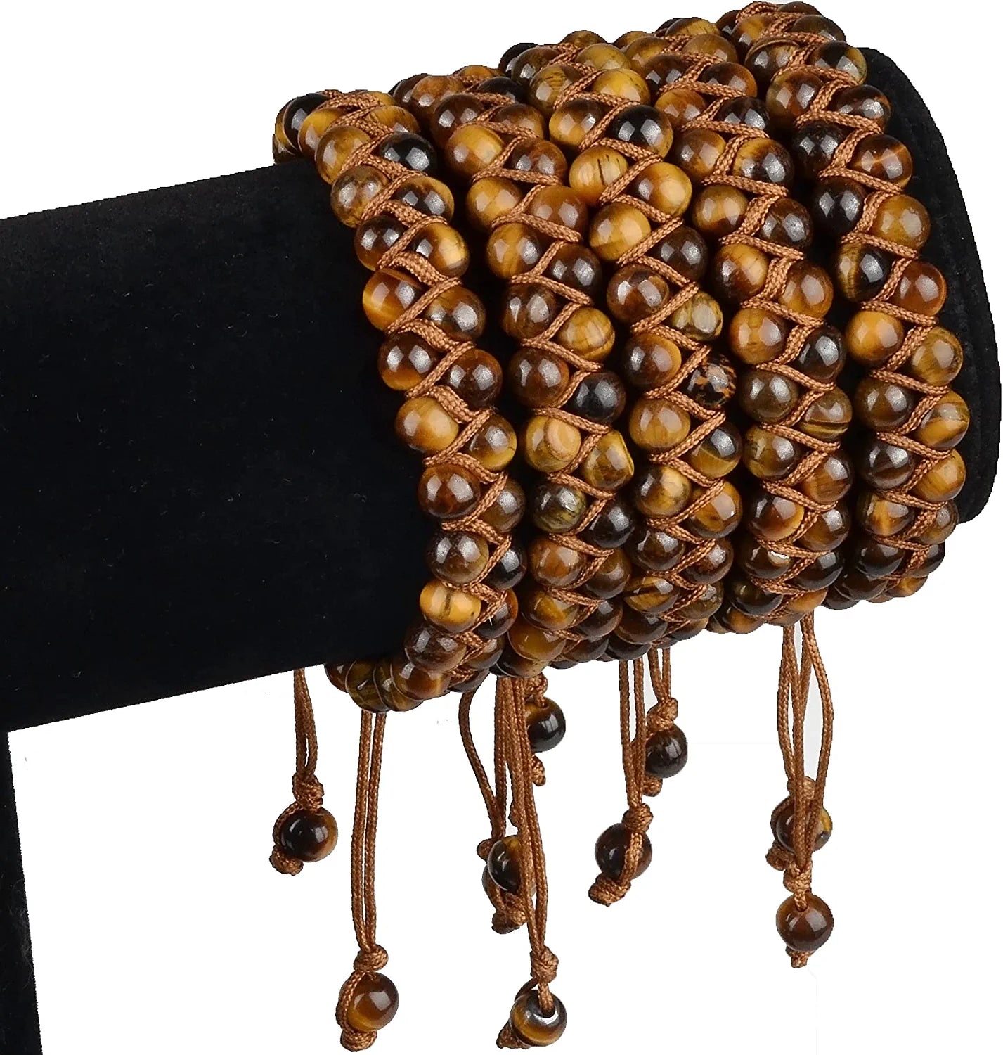 Natural Tiger Eye Premium Unisex Bracelet 6mm Beads Size