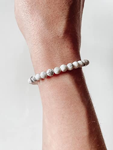 Natural Howlite Premium Quality Bracelet
